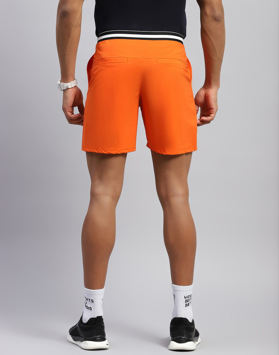 Rock.it Men Orange Solid Smart Fit Short