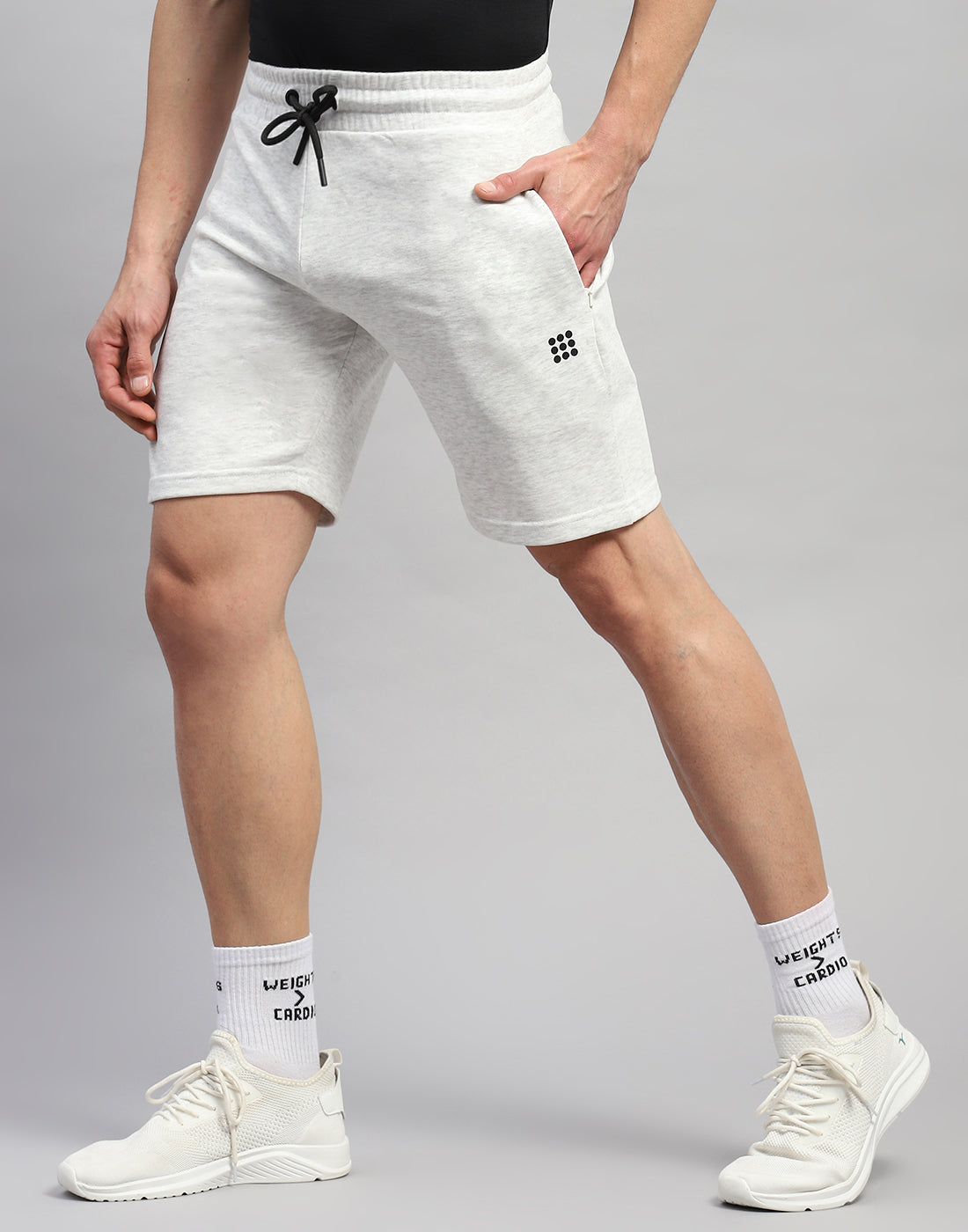 Rock.it Men Grey Solid Regular Fit Short