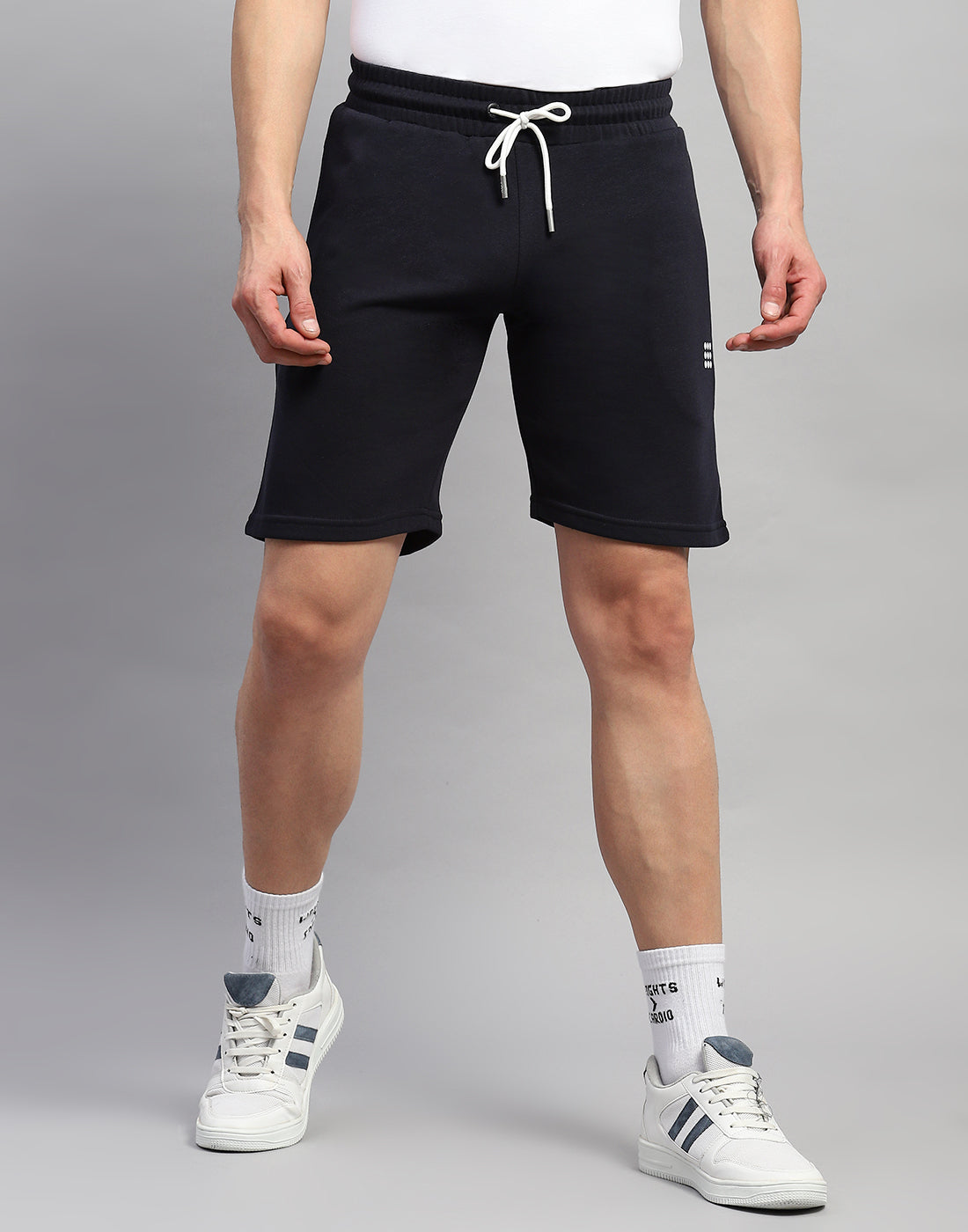 Rock.it Men Navy Blue Solid Regular Fit Short