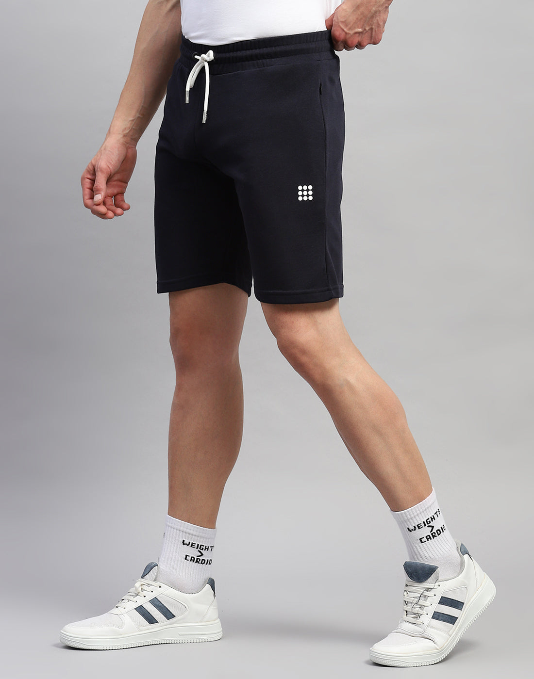 Rock.it Men Navy Blue Solid Regular Fit Short