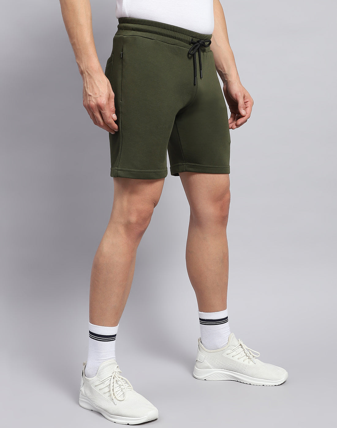 Rock.it Men Olive Solid Smart Fit Short