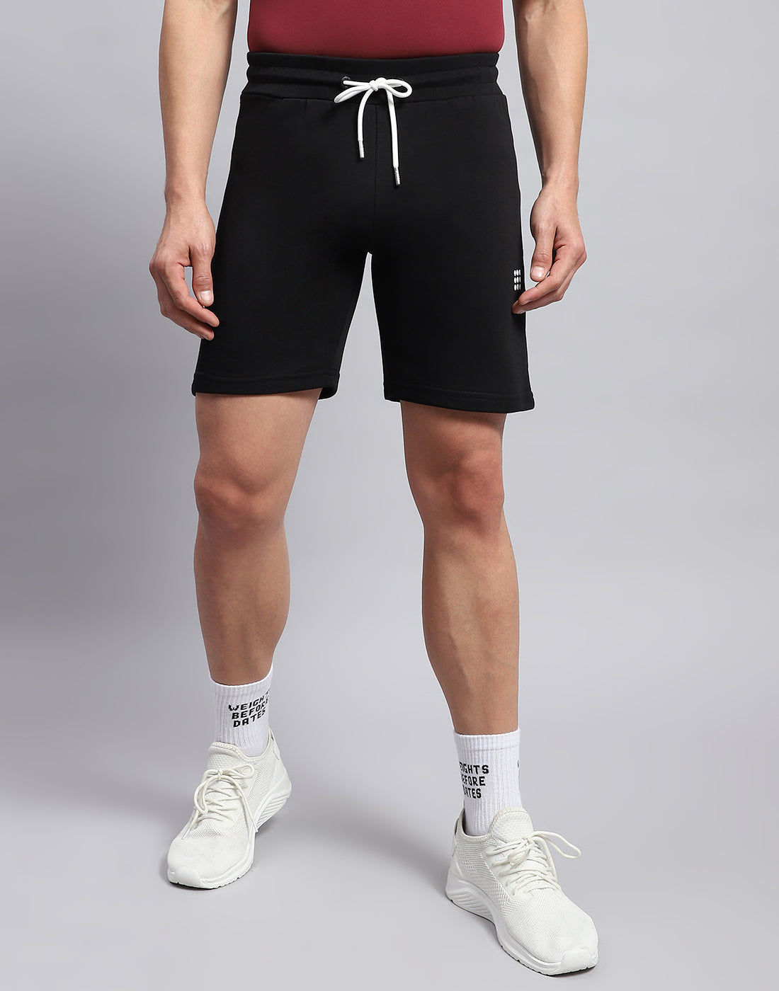 Rock.it Men Black Solid Smart Fit Short