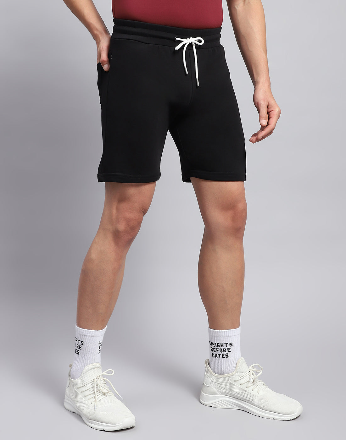 Rock.it Men Black Solid Smart Fit Short