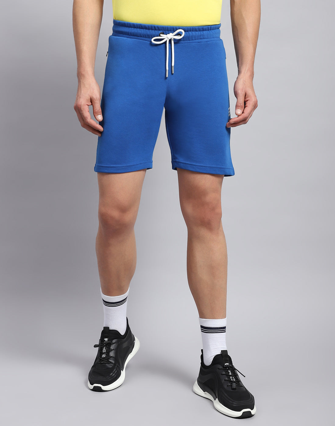 Rock.it Men Royal Blue Solid Smart Fit Short