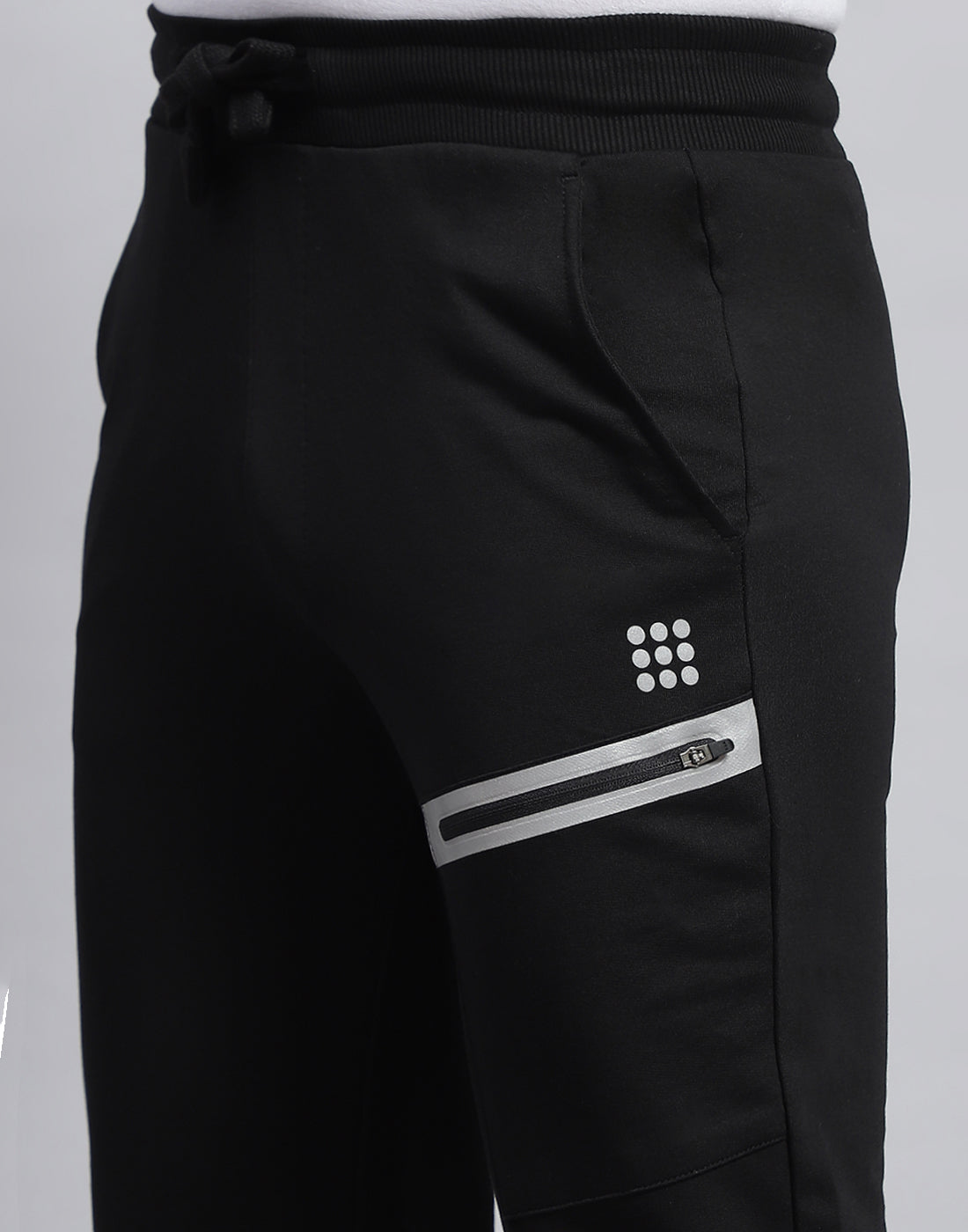 Rock.it Men Black Solid Smart Fit Jogger