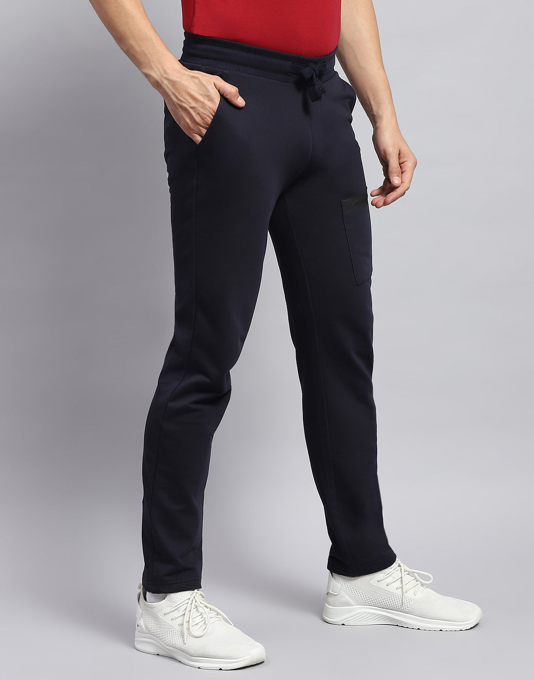 Rock.it Men Navy Blue Solid Smart Fit Jogger