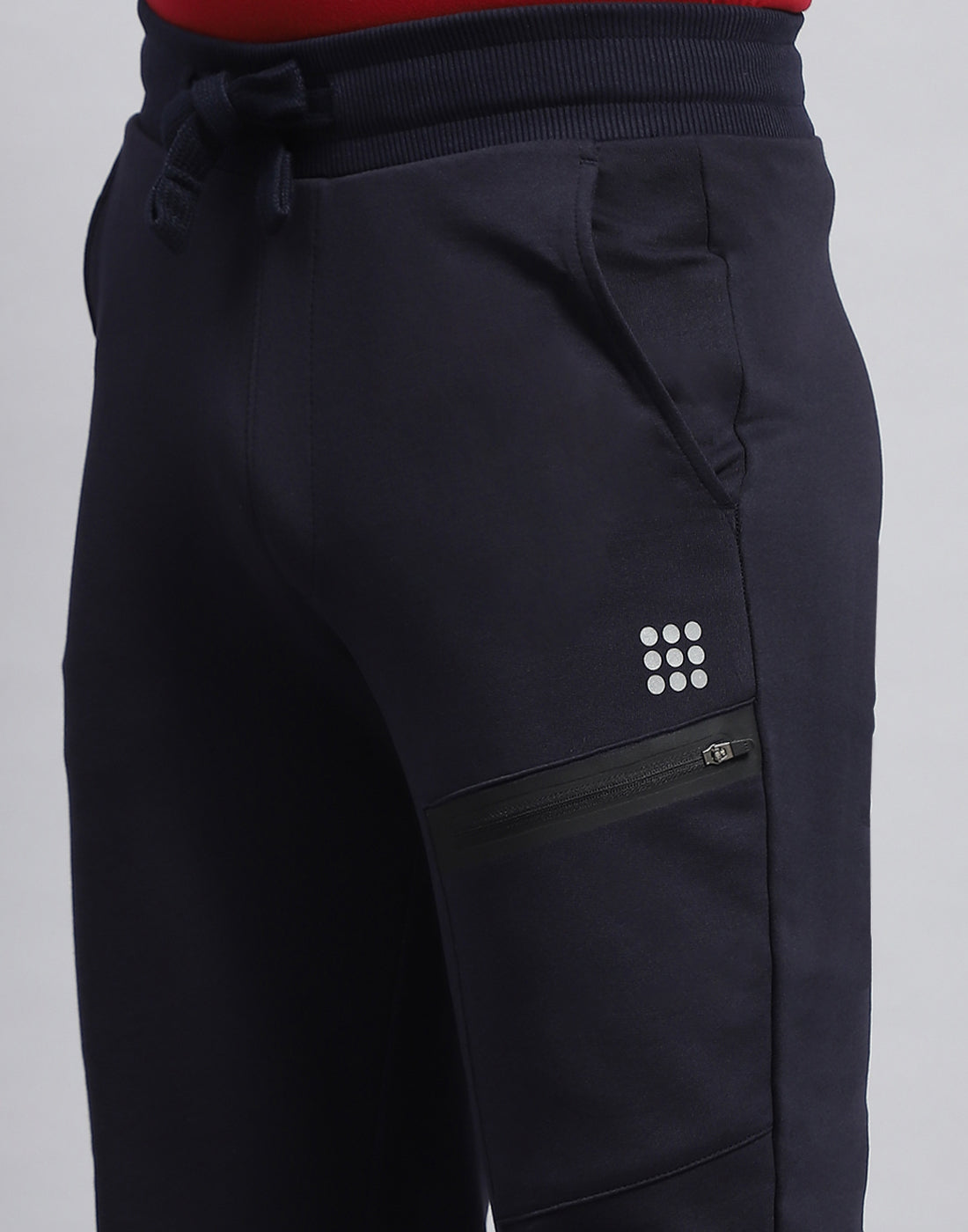 Rock.it Men Navy Blue Solid Smart Fit Jogger