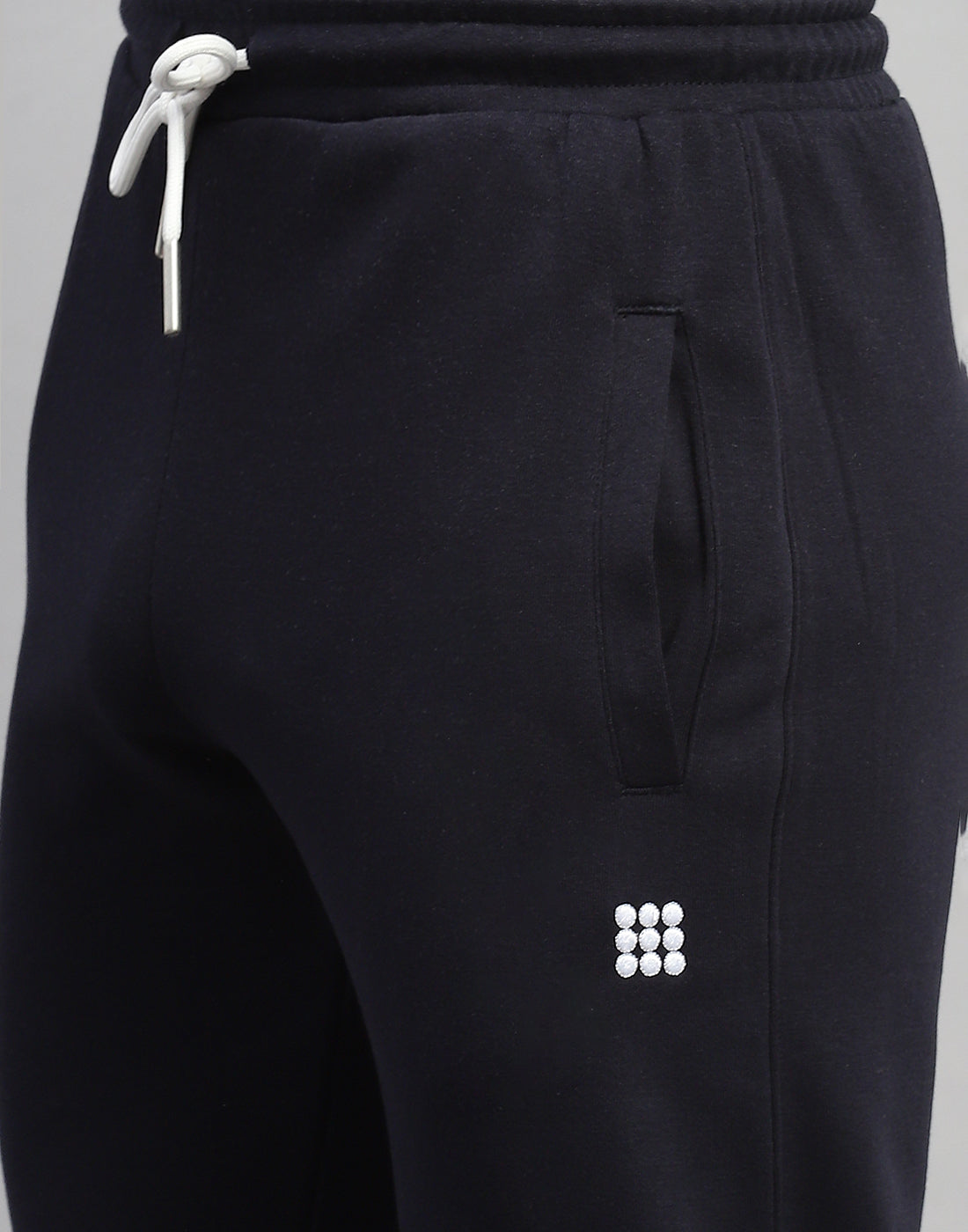 Rock.it Men Navy Blue Solid Regular Fit Lower