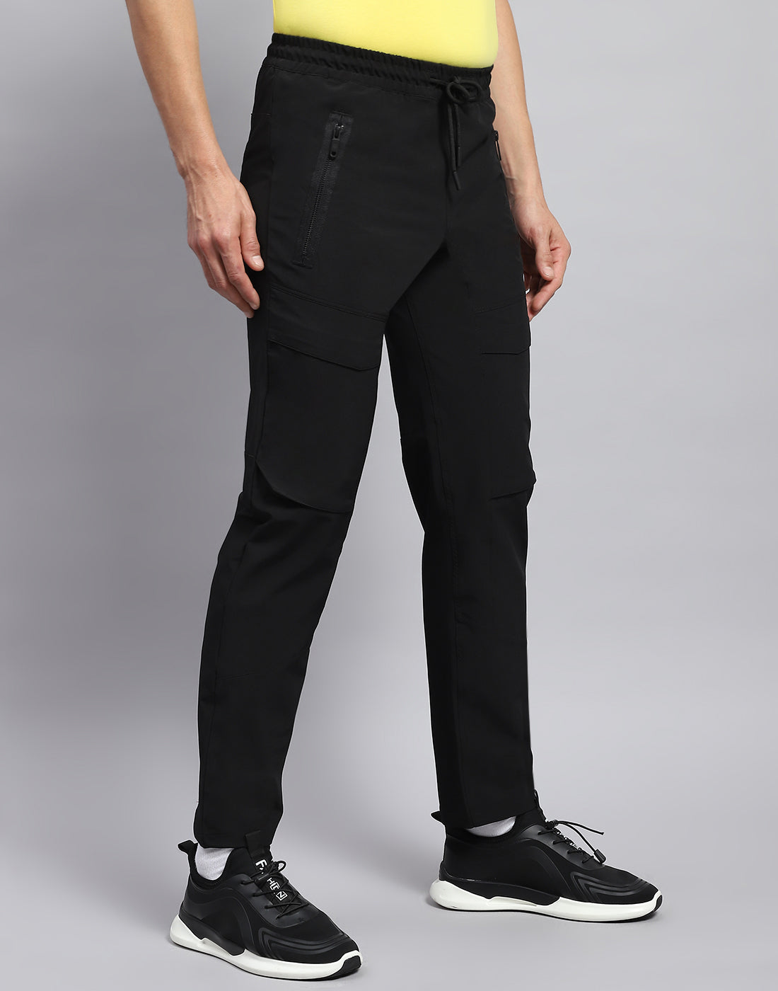 Rock.it Men Black Solid Regular Fit Jogger