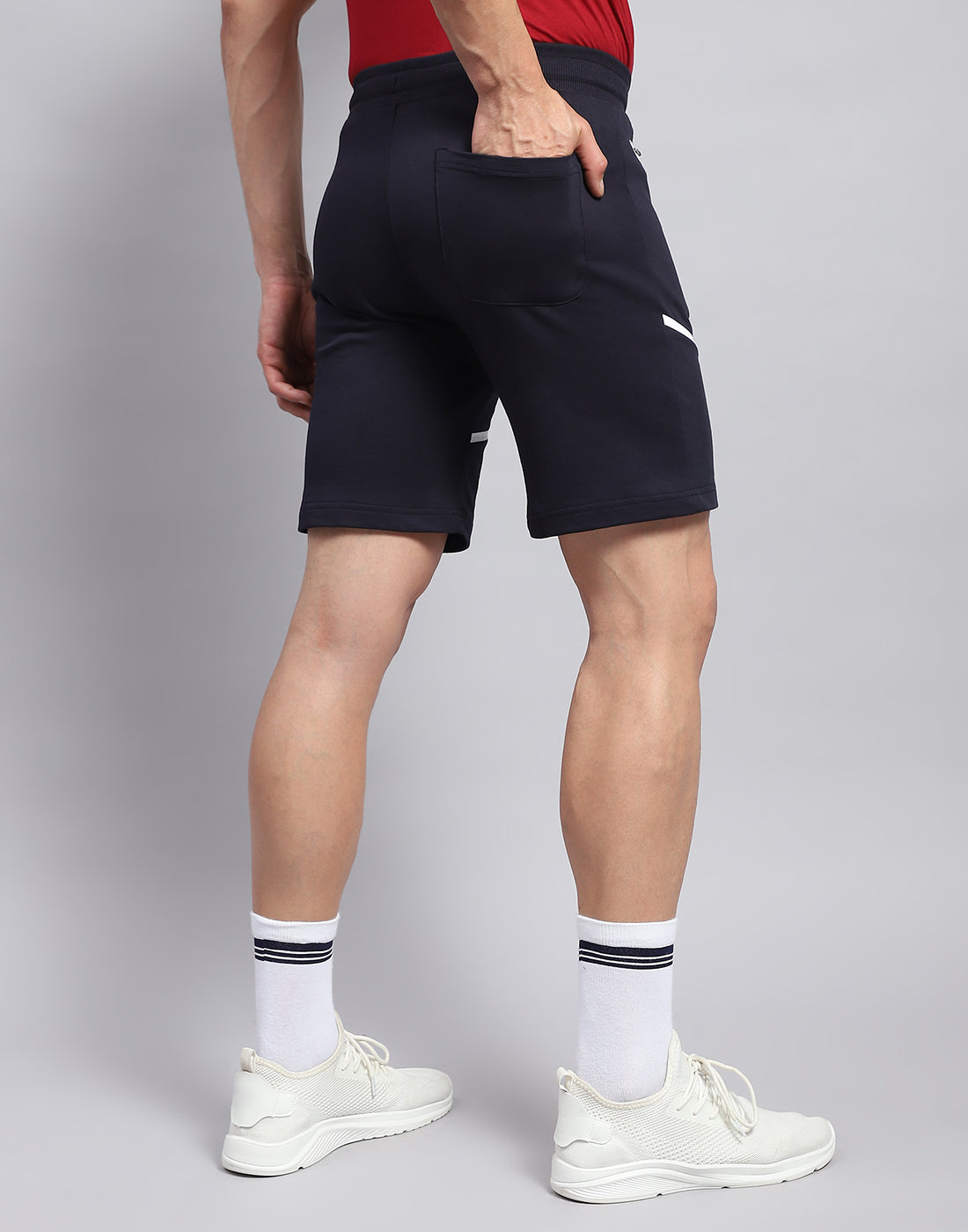 Rock.it Men Navy Blue Solid Smart Fit Short