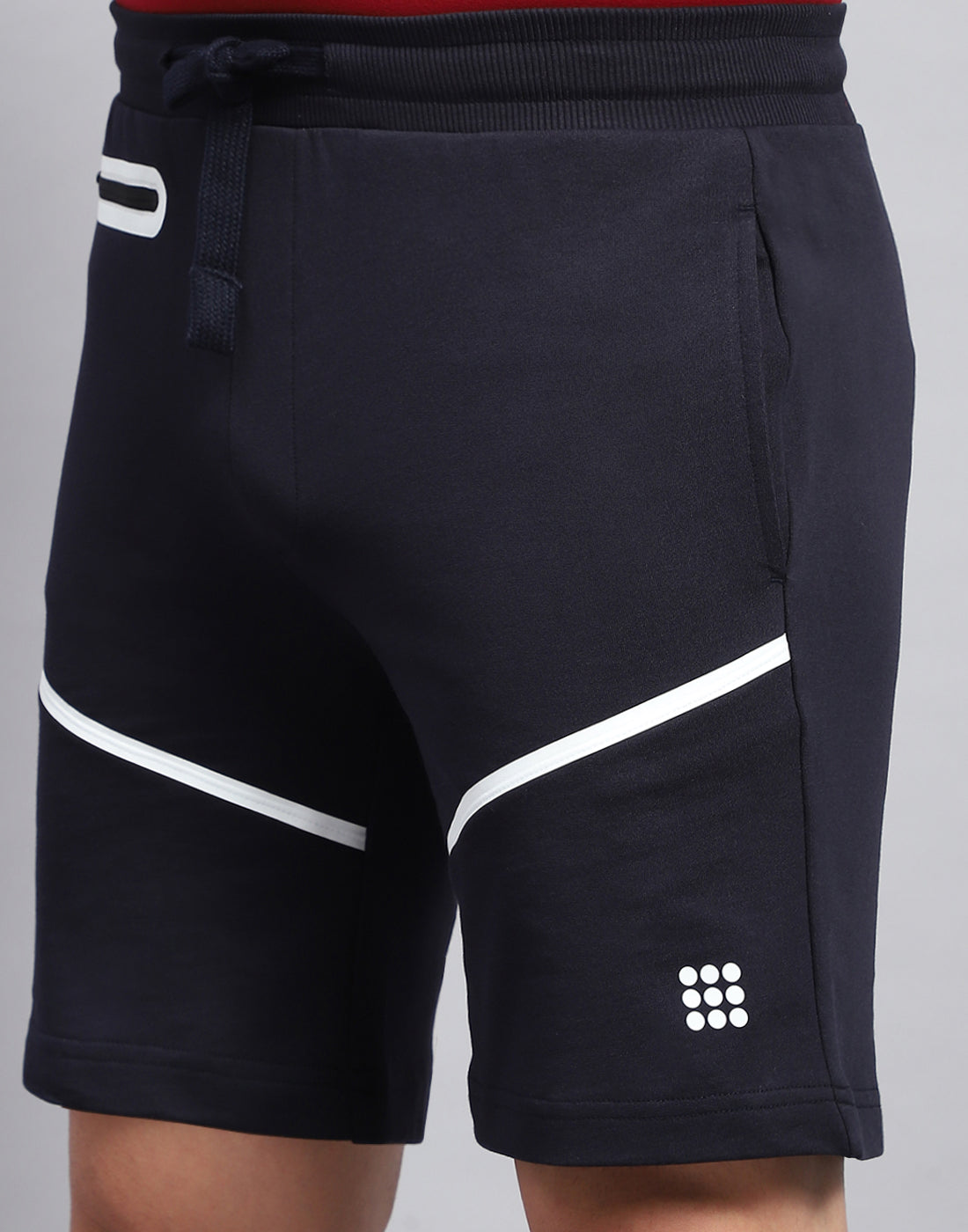 Rock.it Men Navy Blue Solid Smart Fit Short