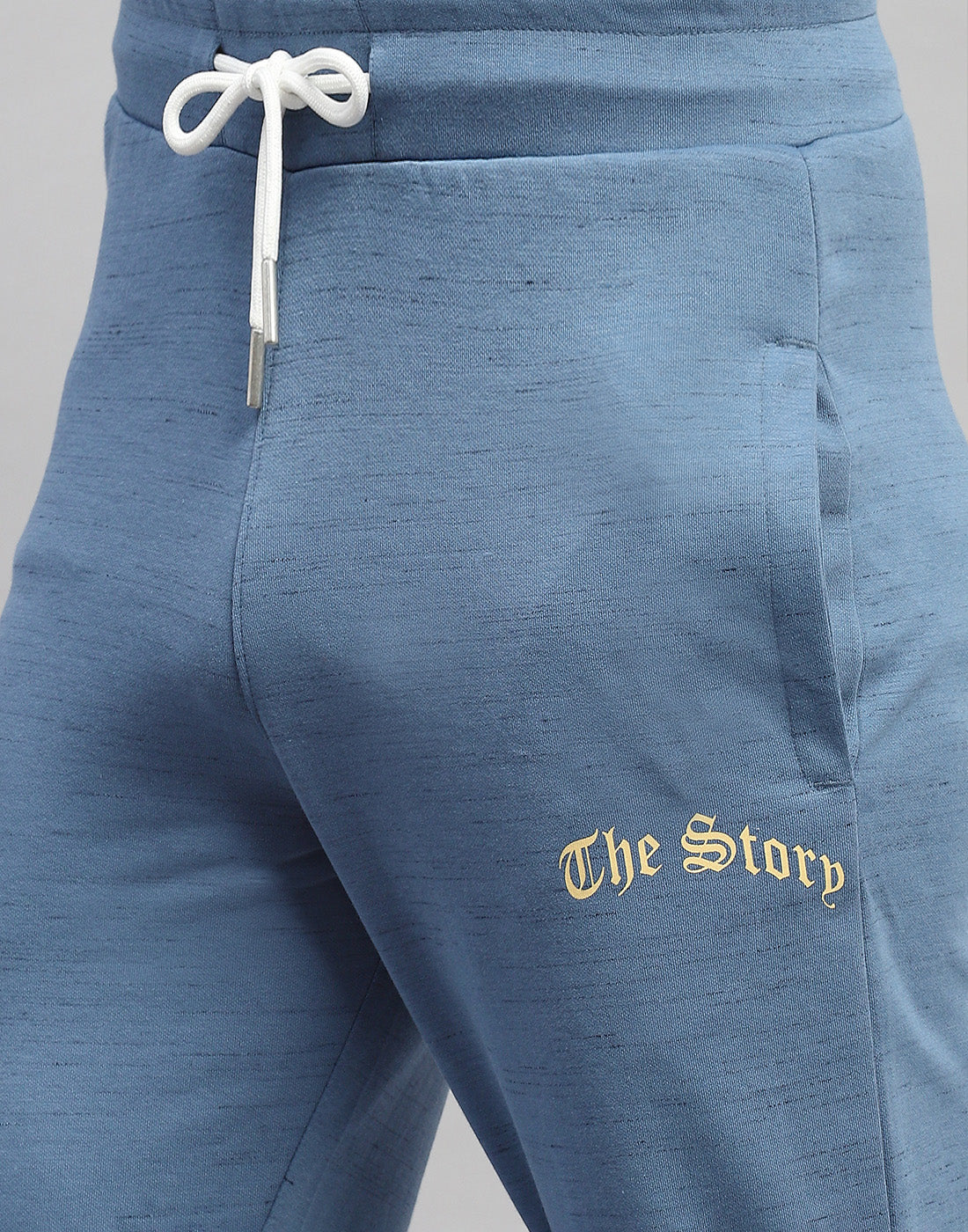 Rock.it Men Blue Solid Round Neck Half Sleeve Lower Set