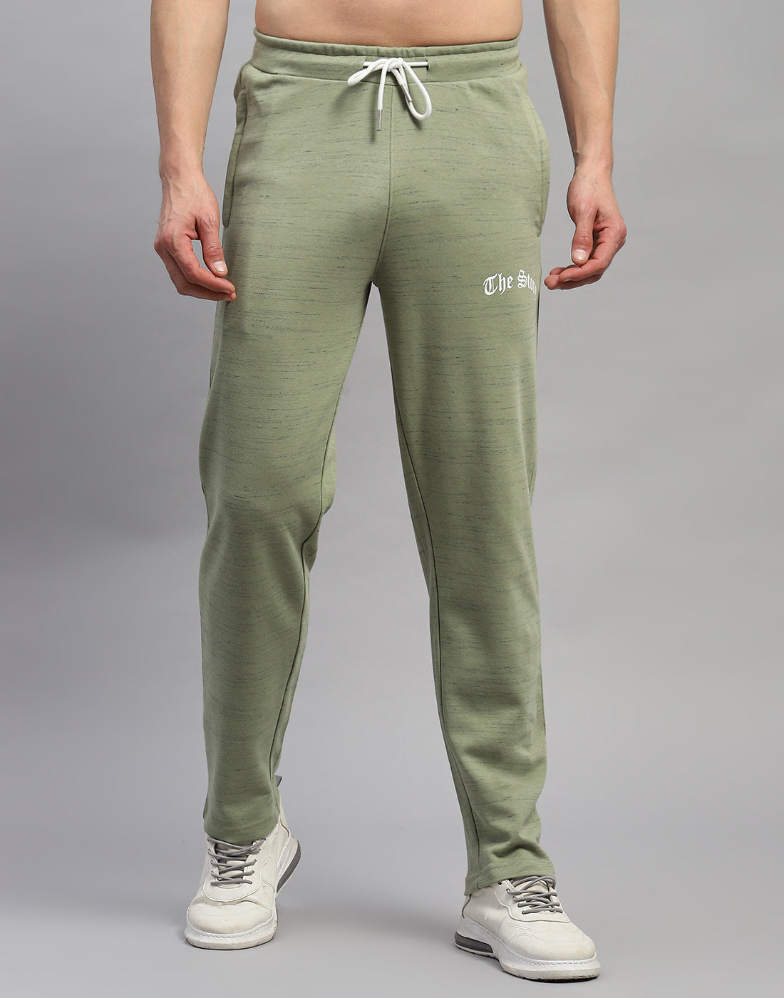 Rock.it Men Green Solid Round Neck Half Sleeve Lower Set