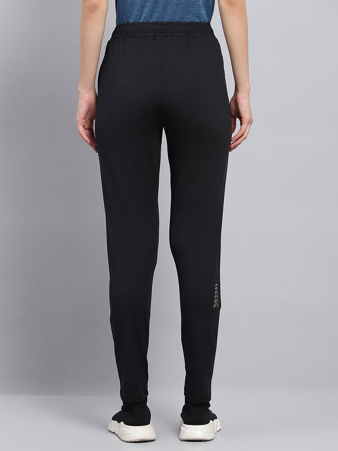 Rock.it Women Black Solid Regular Fit Lower