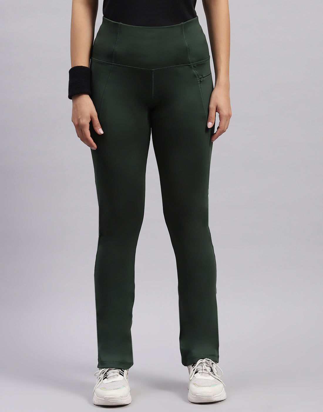 Rock.it Women Green Solid Smart Fit Lower