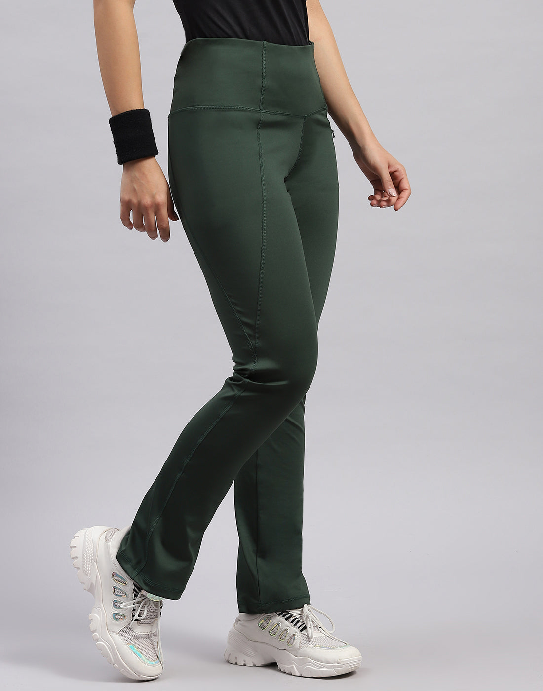 Rock.it Women Green Solid Smart Fit Lower