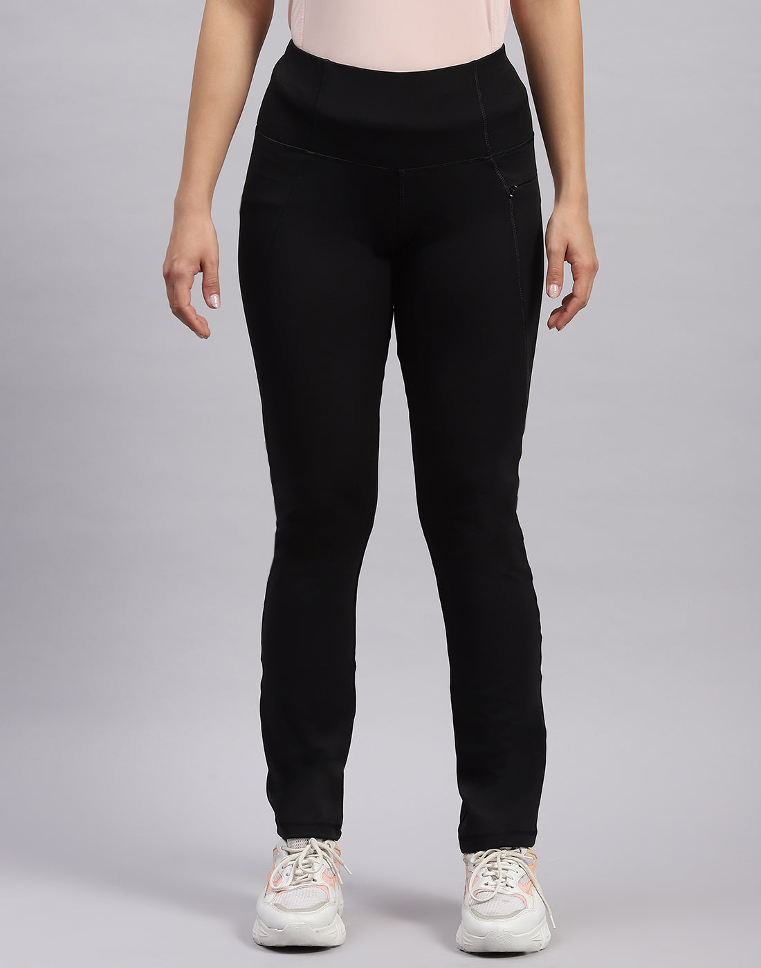 Rock.it Women Black Solid Smart Fit Lower