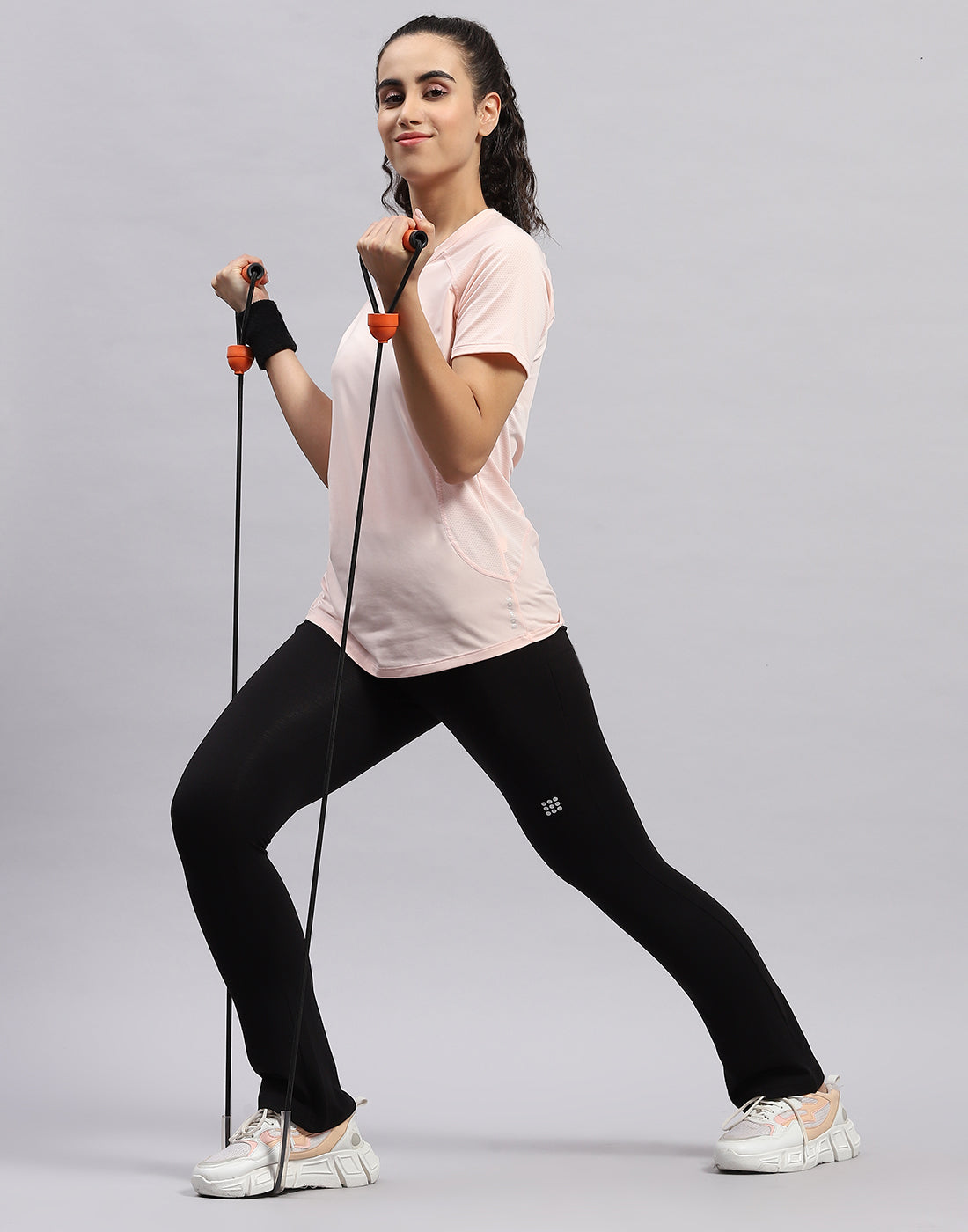 Rock.it Women Black Solid Regular Fit Yoga Pant