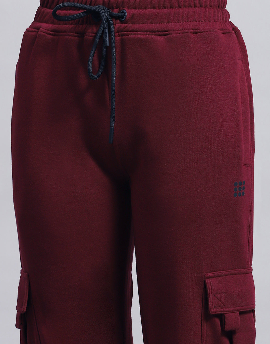 Rock.it Women Maroon Solid Regular Fit Lower
