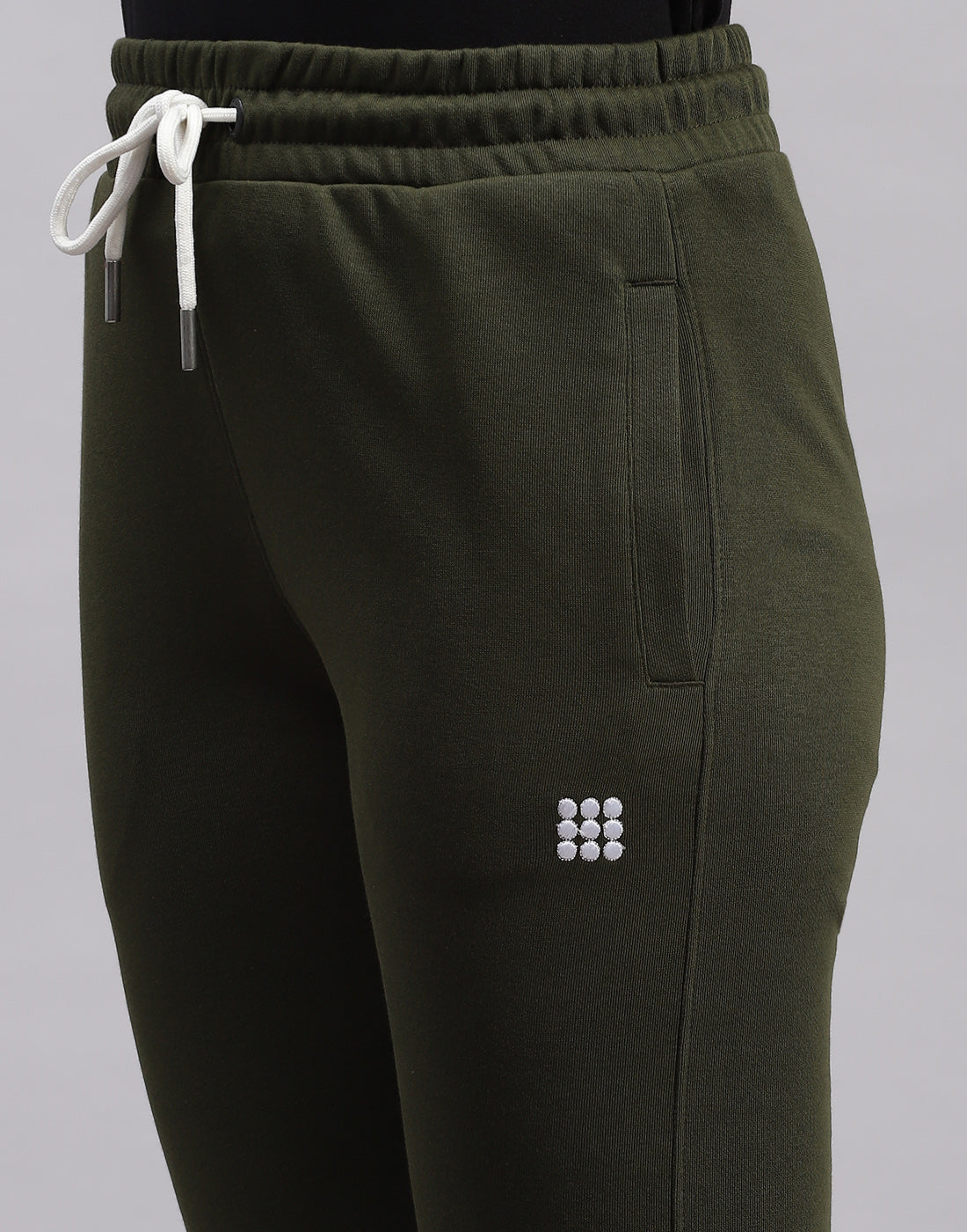 Rock.it Women Olive Solid Regular Fit Lower