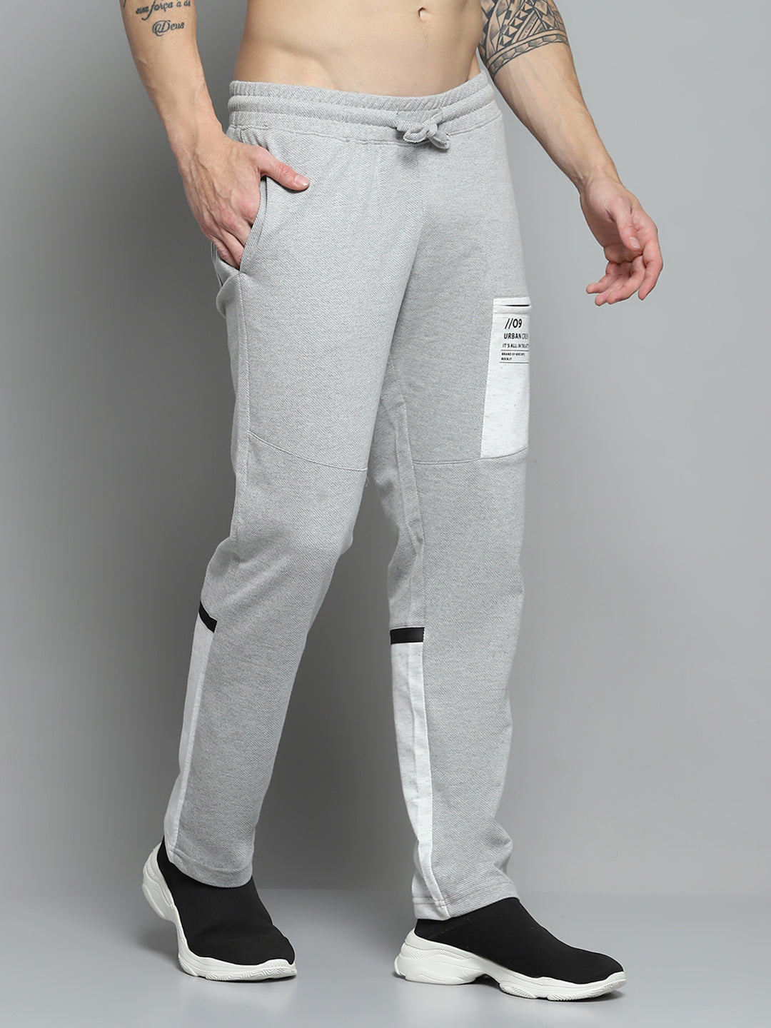 Rock.it Men Grey Printed Lower