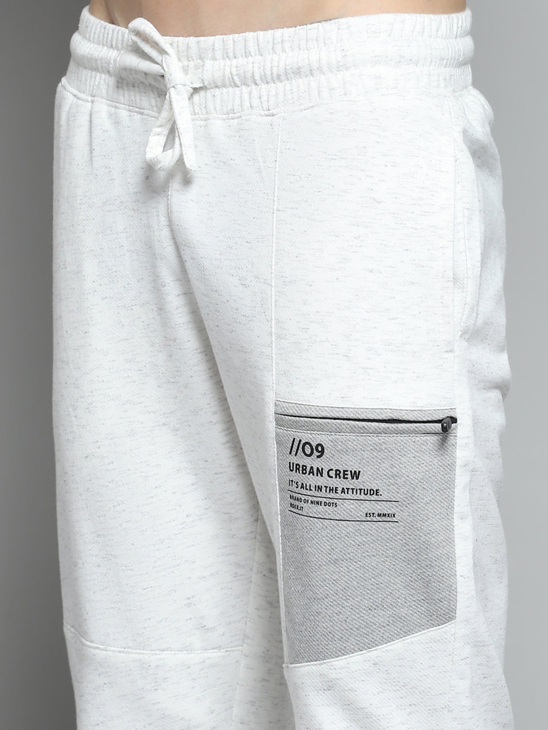 Rock.it Men White Printed Lower