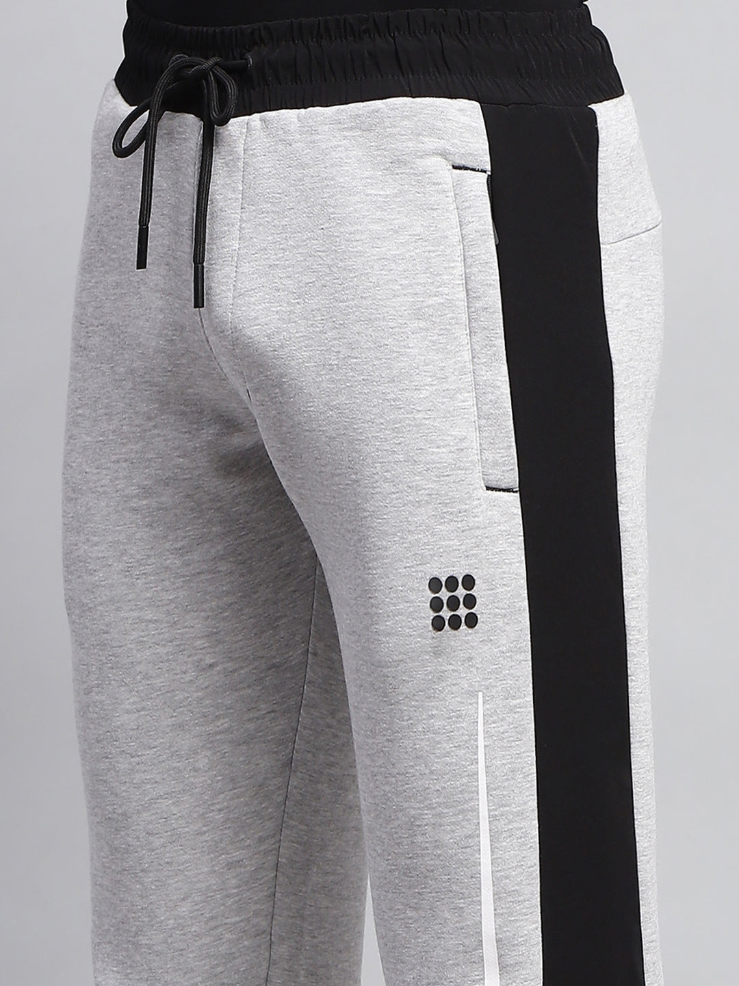 Rock.it Men Grey Solid Regular Fit Lower