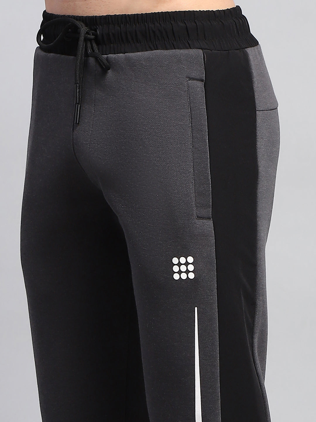 Rock.it Men Black Solid Regular Fit Lower