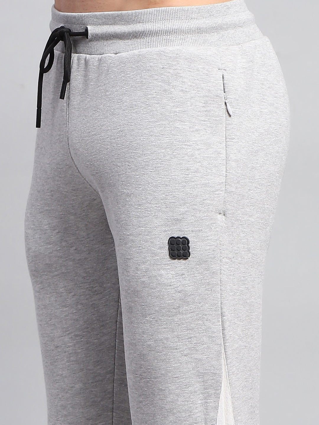 Rock.it Men Grey Solid Regular Fit Lower