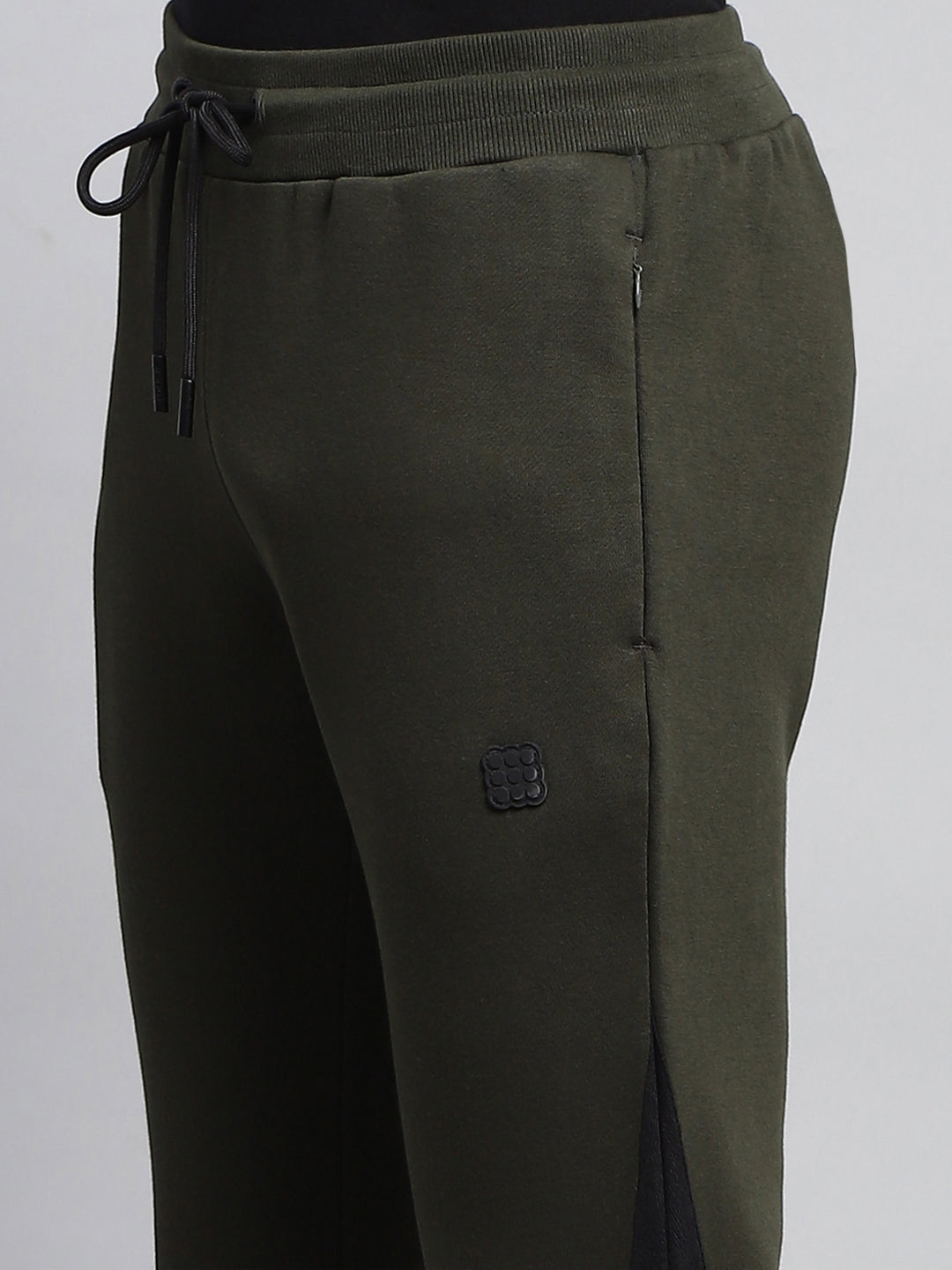 Rock.it Men Green Solid Regular Fit Lower