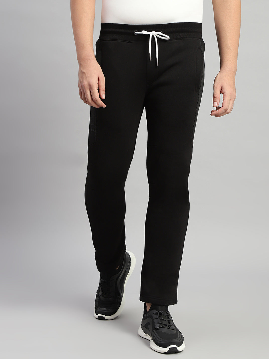 Rock.it Men Black Printed Regular Fit Lower