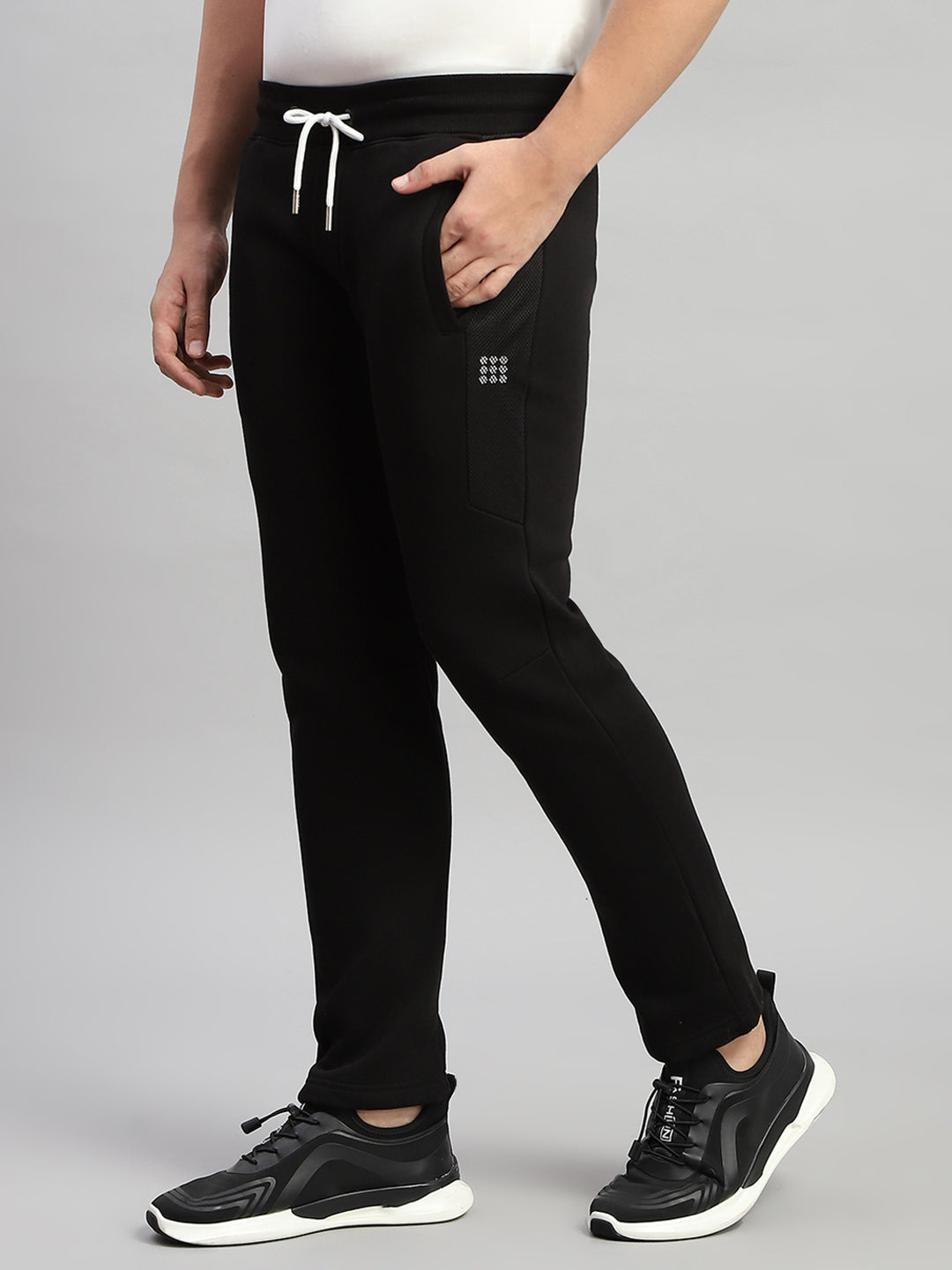 Rock.it Men Black Printed Regular Fit Lower