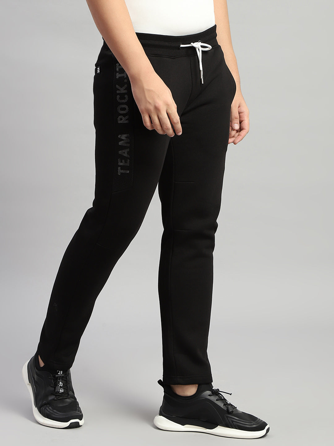 Rock.it Men Black Printed Regular Fit Lower