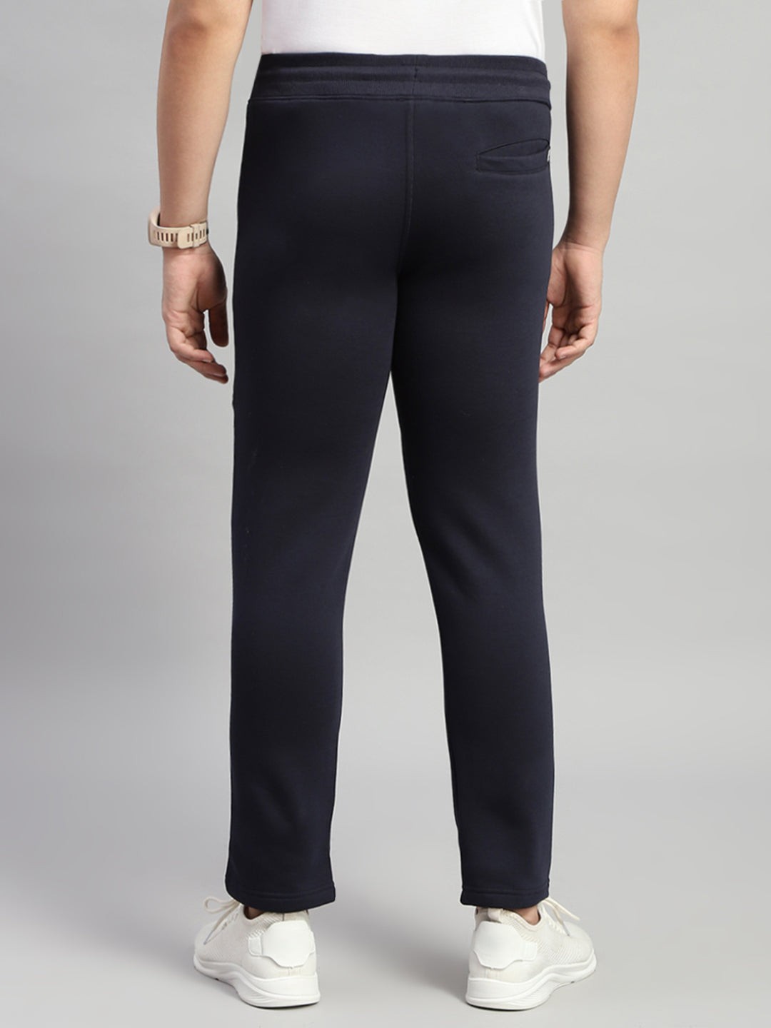 Rock.it Men Navy Blue Printed Regular Fit Lower