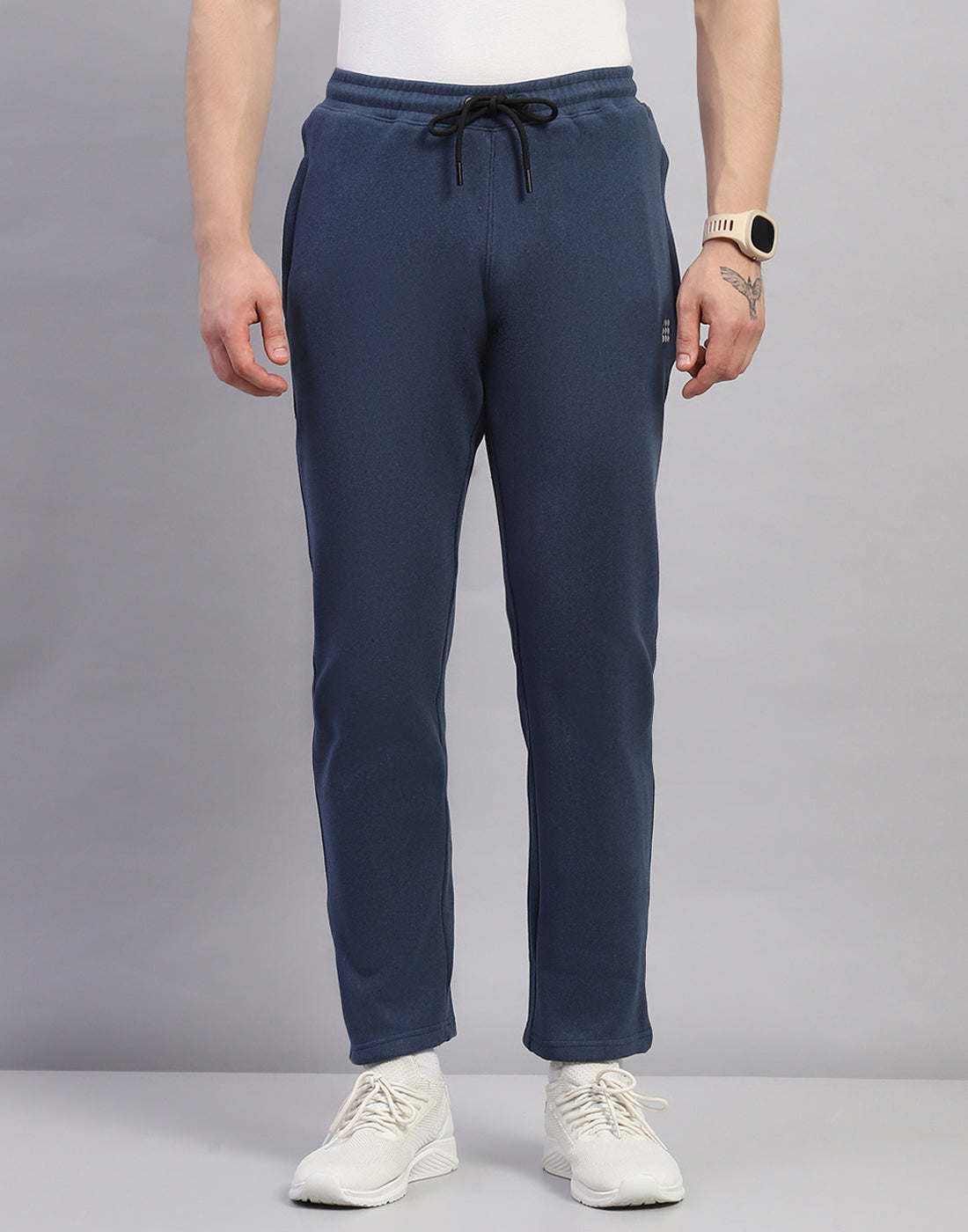 Rock.it Men Blue Printed Regular Fit Winter Lower