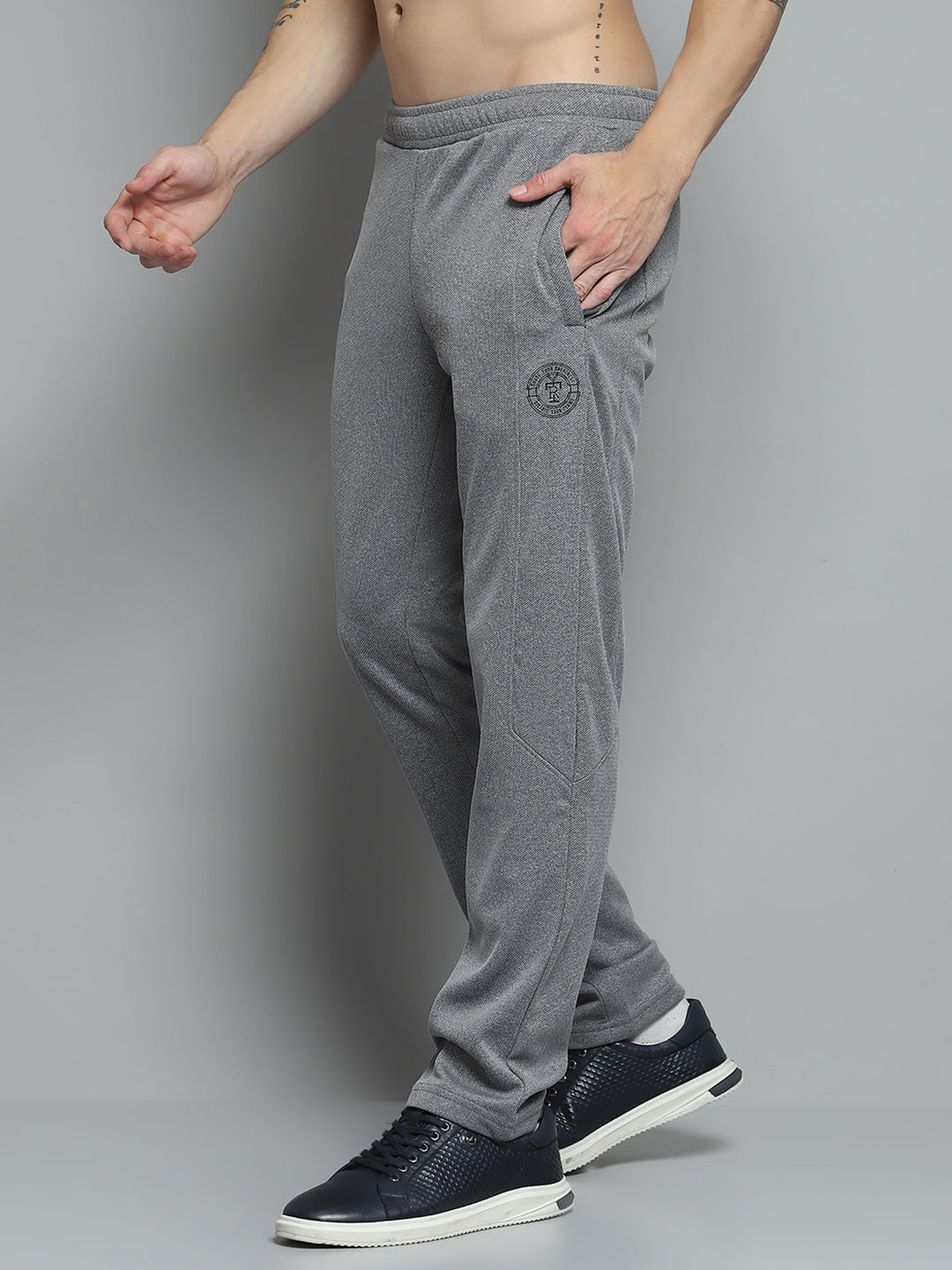 Rock.it Men Grey Printed Lower