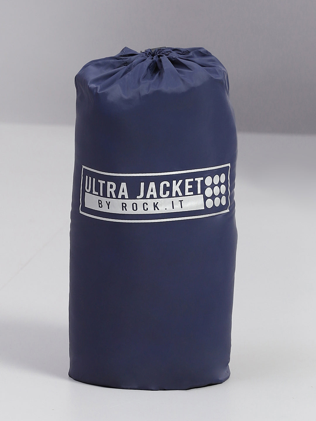 Rock.it Women Navy Blue Solid Mock Neck Full Sleeve Jacket