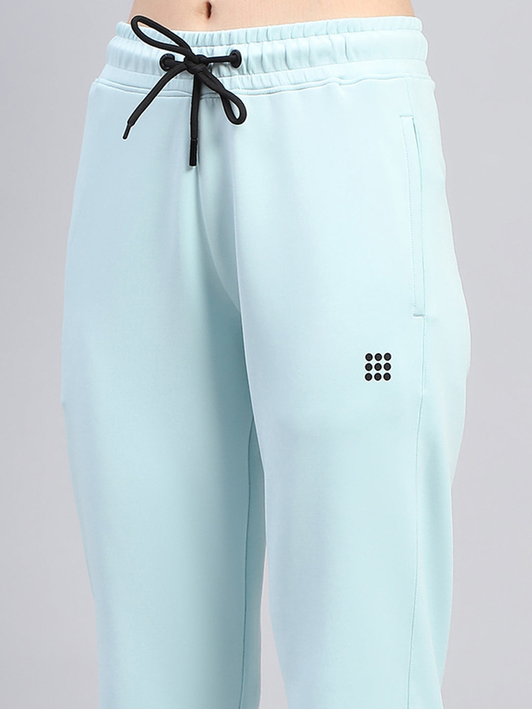 Rock.it Women Blue Solid Round Neck Full Sleeve Cords Set