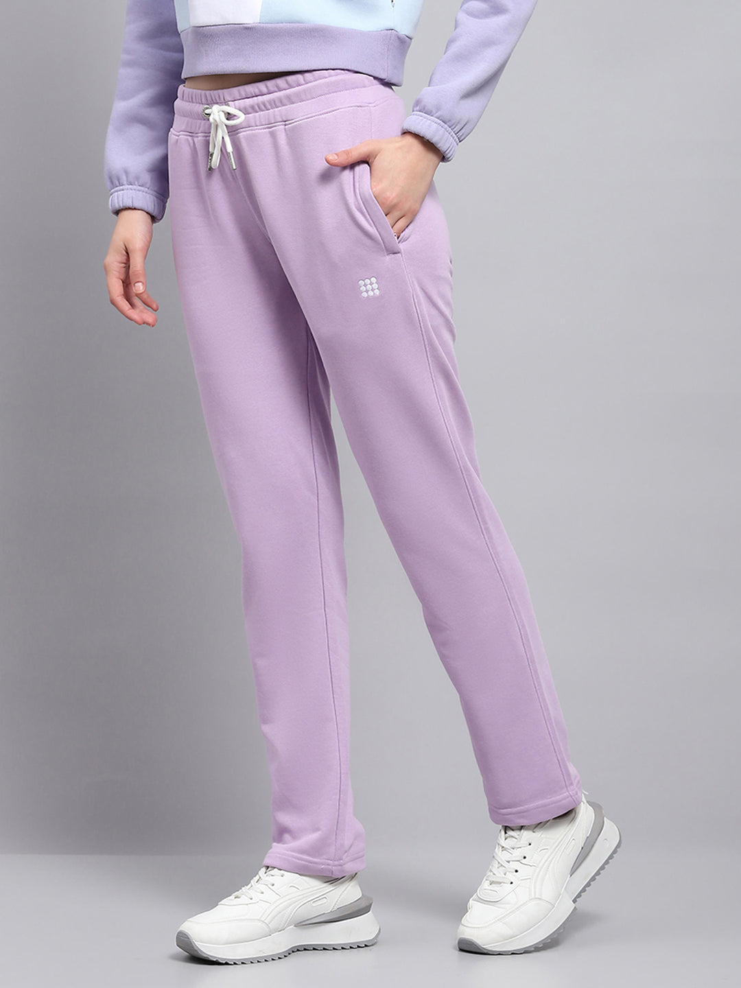 Rock.it Women Purple Solid Regular Fit Winter Lower