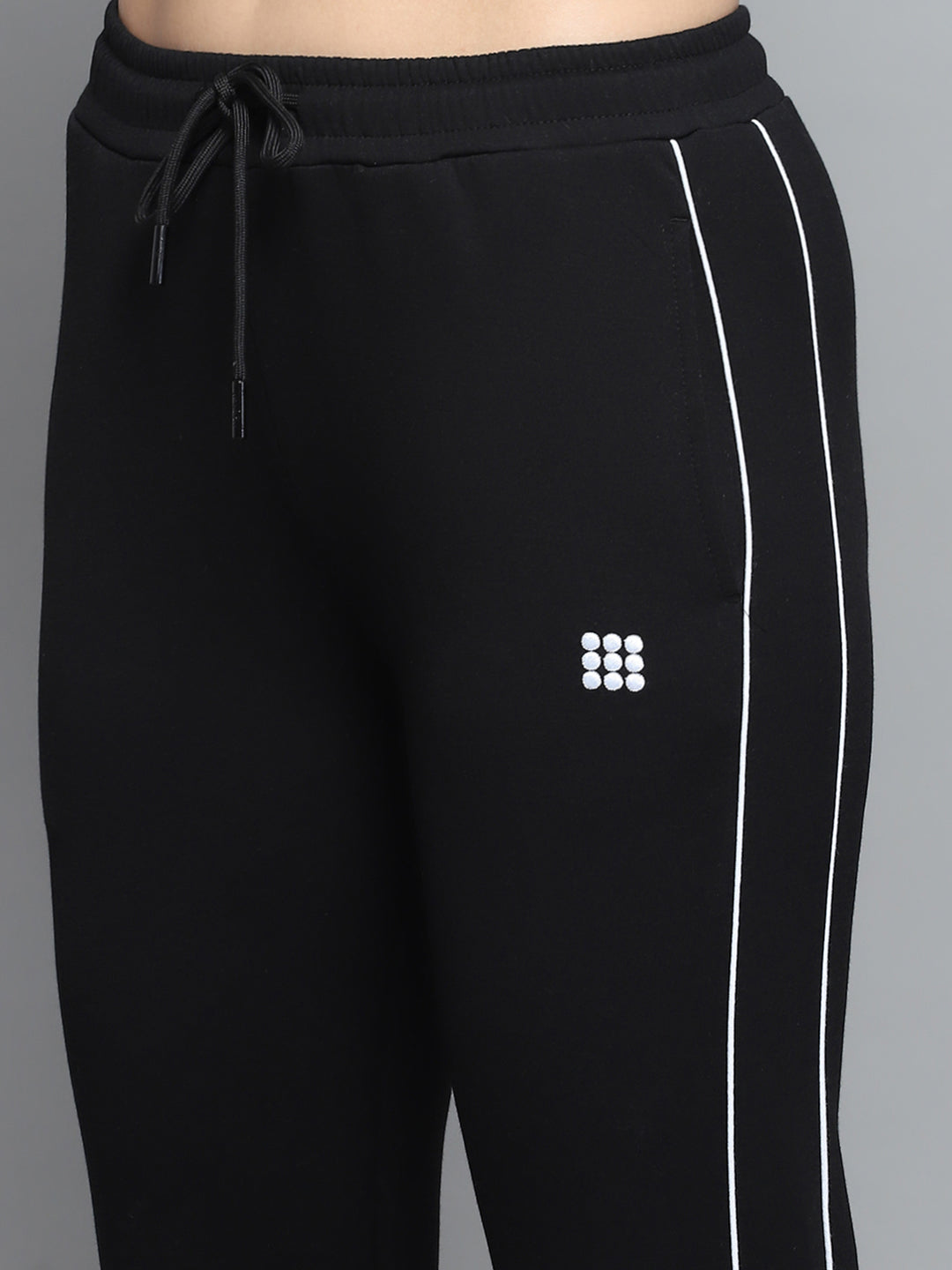 Rock.it Women Black Solid Regular Fit Lower