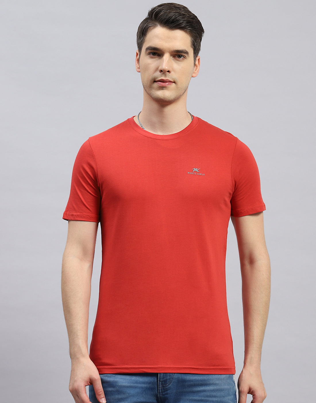Men Green, Red & Blue Solid Round Neck Half Sleeve T-Shirt (Pack of 3)