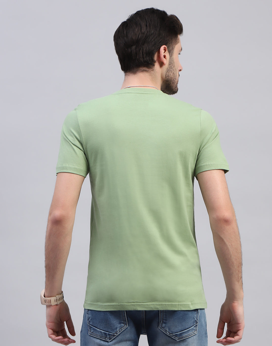 Men Multicolor Solid V Neck Half Sleeve T-Shirt (Pack of 3)