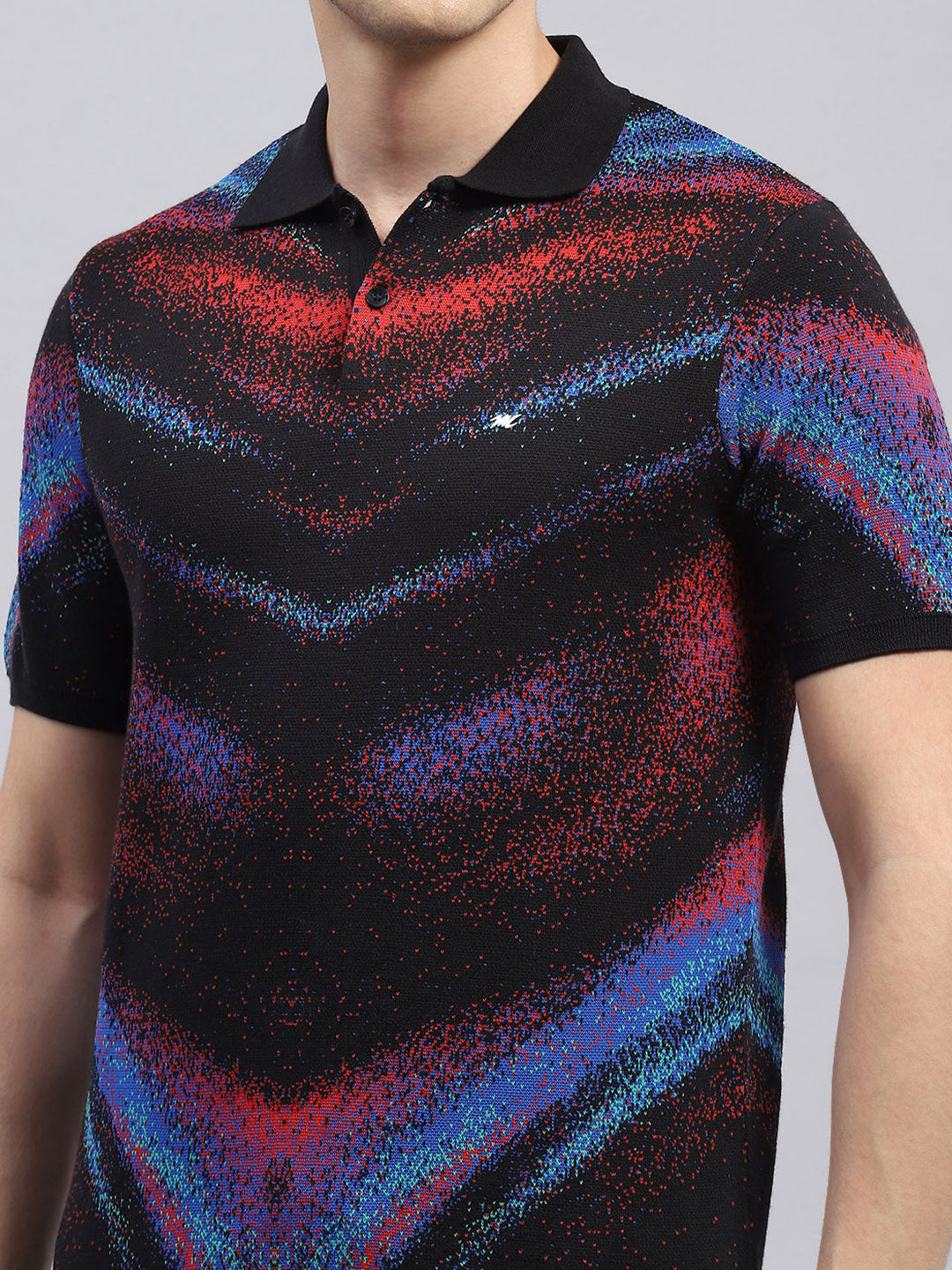 Men Black Printed Regular Fit Bermuda Set