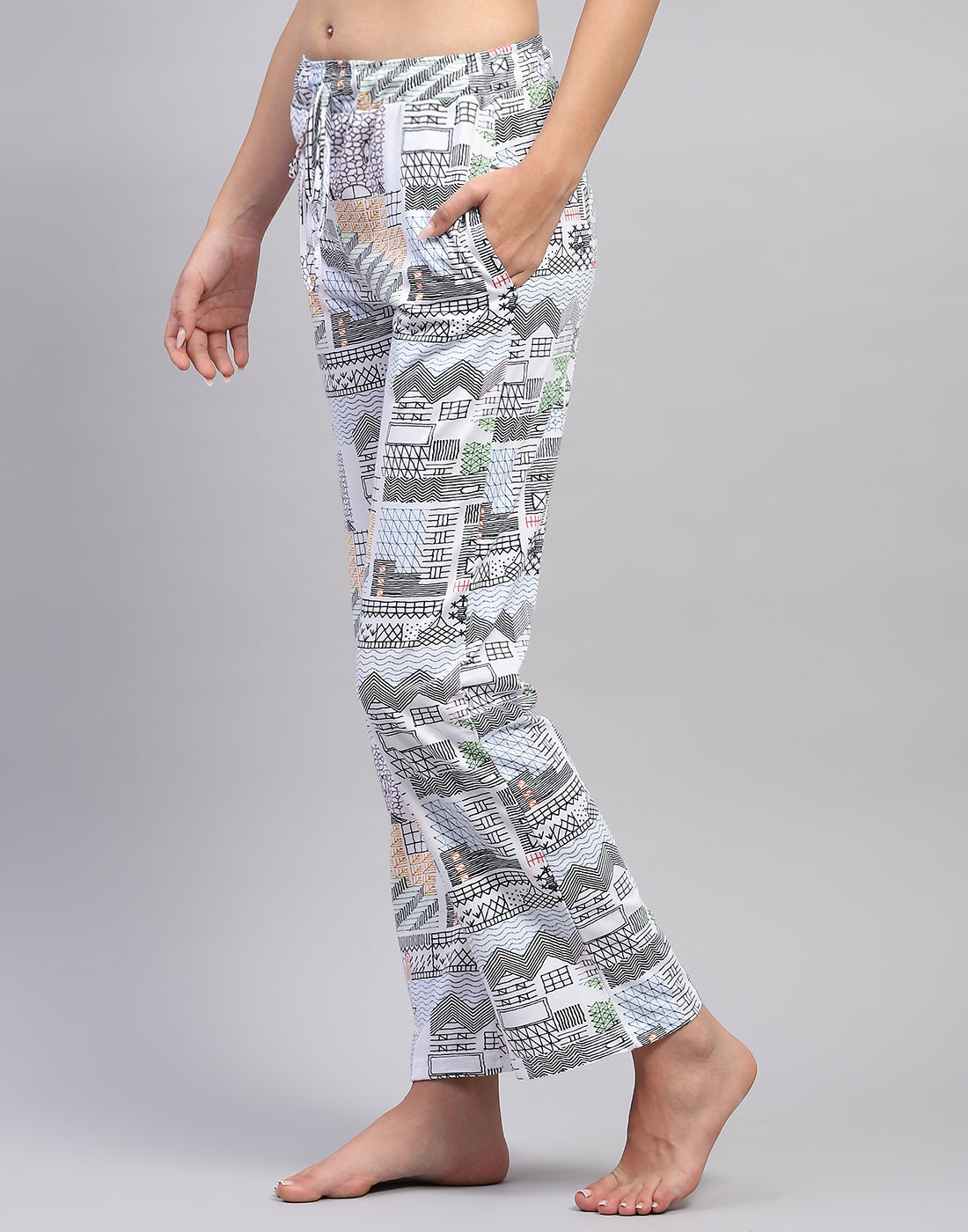 Women Navy Blue Embroidered Round Neck Half Sleeve Lower Set