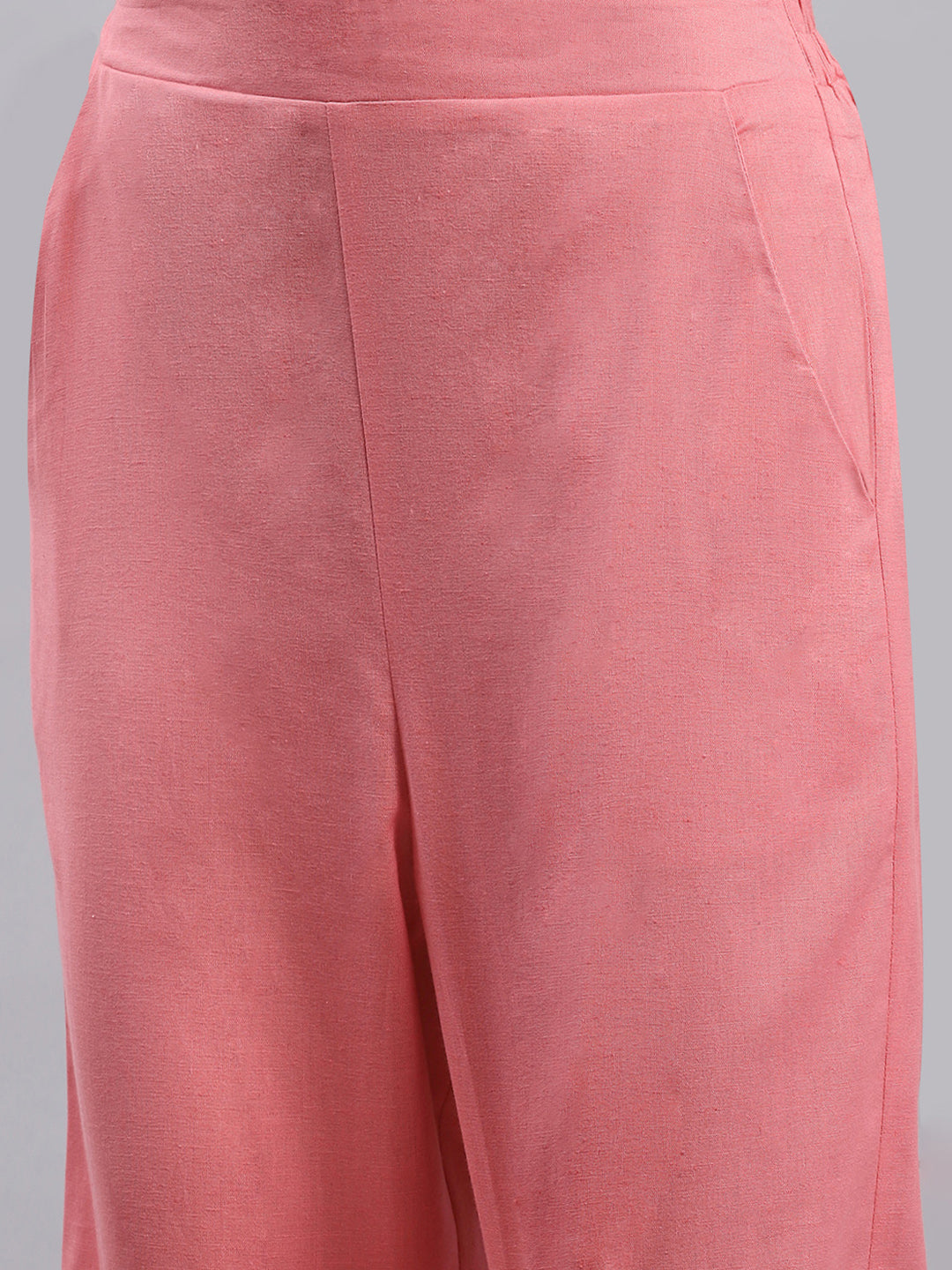 Women Pink Printed Collar Neck Cords Set