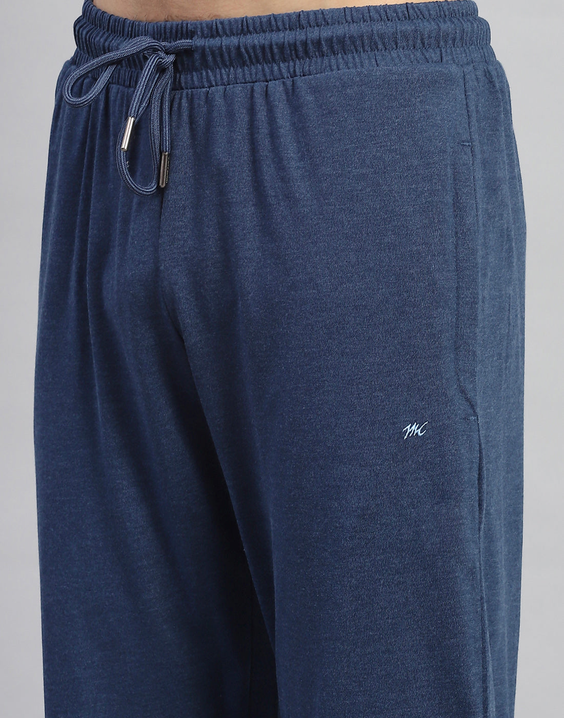 Men Blue Solid Half Sleeve Lower Set