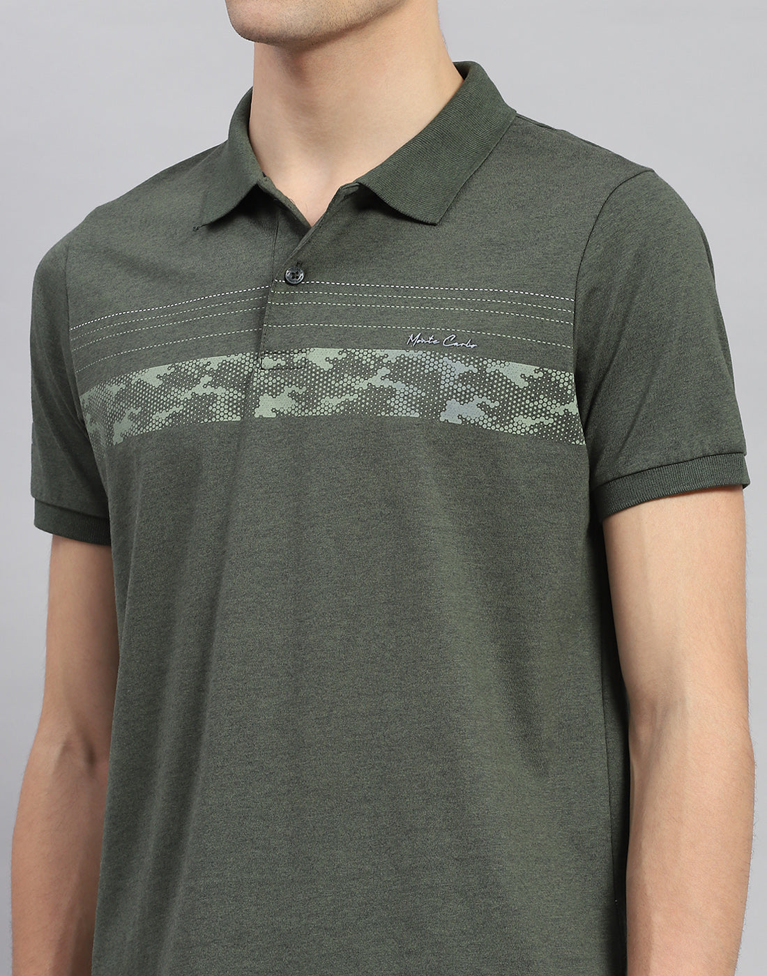 Men Green Solid Half Sleeve Lower Set