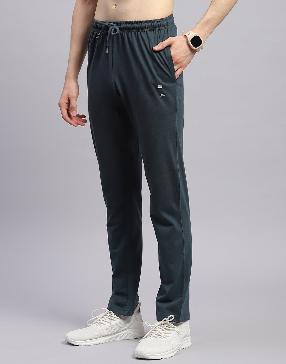 Men Green Solid Polo Collar Half Sleeve Lower Set