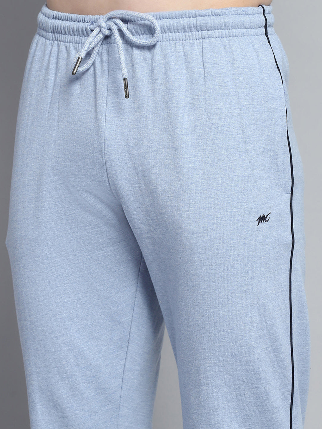 Men Blue Solid Lower