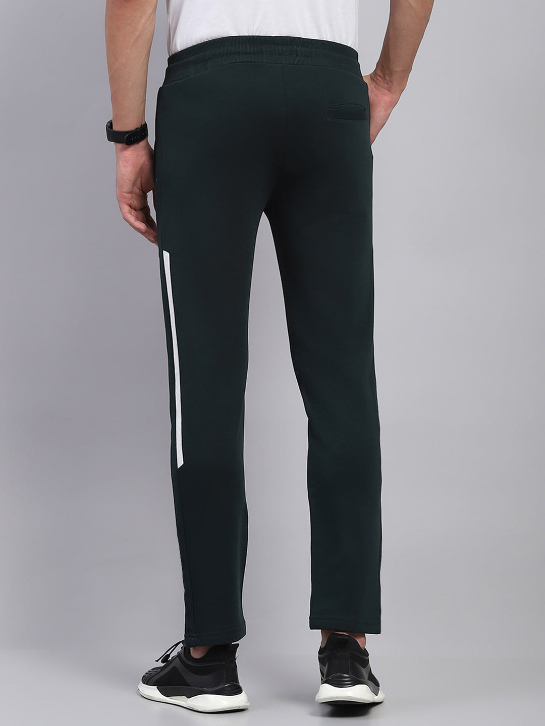 Men Green Printed Regular Fit Winter Lower